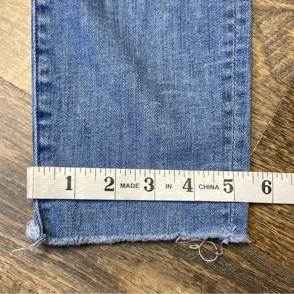 MOTHER The Stunner Ankle Fray High-Rise Skinny Jeans in Graffiti Girl Womens 26 - Picture 5 of 12